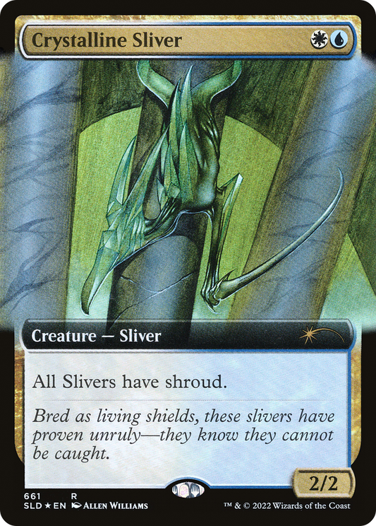 Crystalline Sliver (661) (Extended Art) - Foil