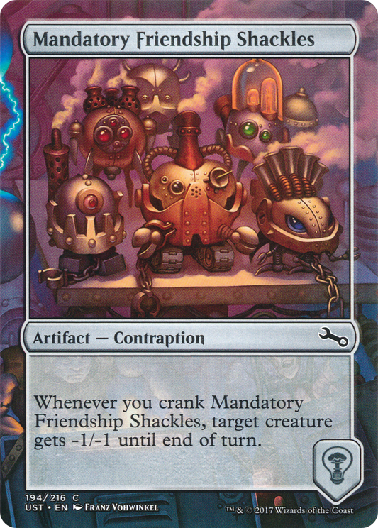 Mandatory Friendship Shackles - Foil