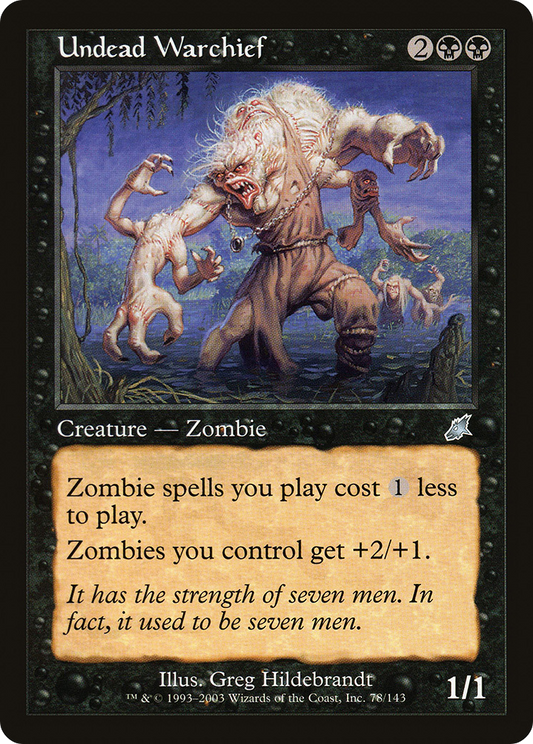 Undead Warchief - Foil