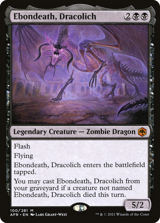 Ebondeath, Dracolich - Foil
