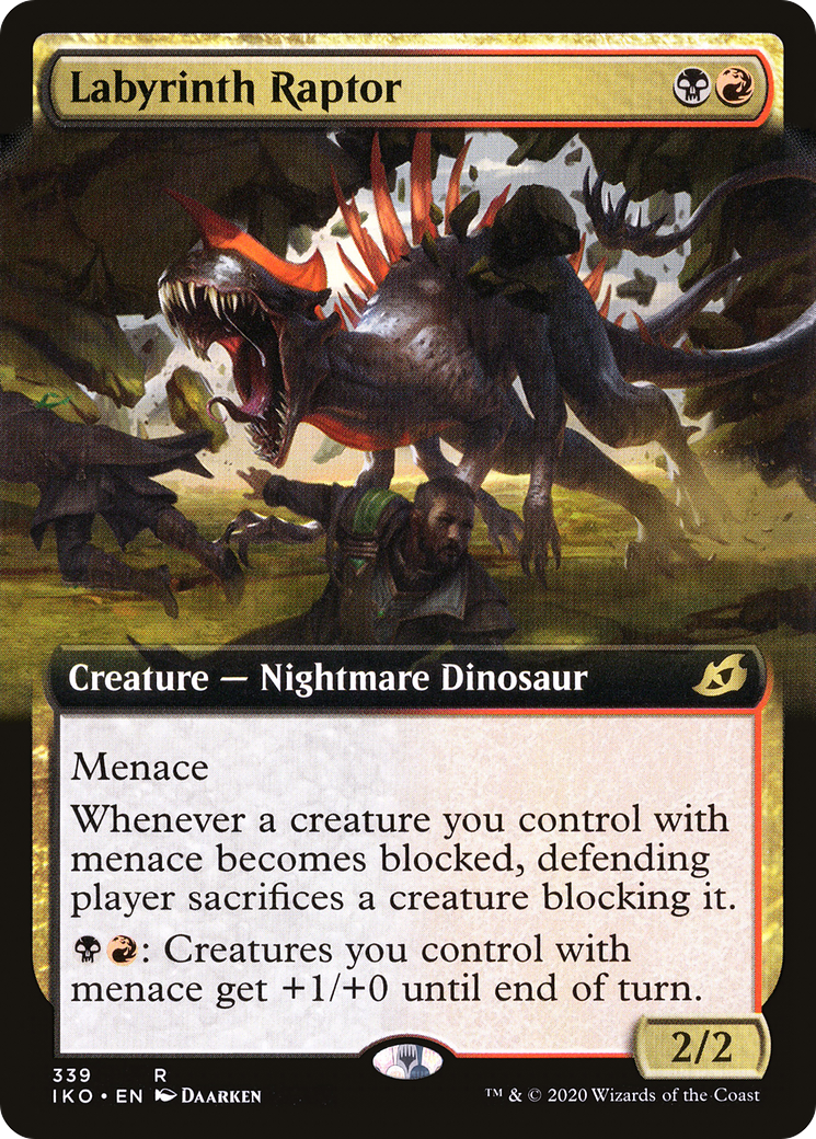 Labyrinth Raptor (339) (Extended Art) - Foil