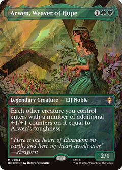 Arwen, Weaver of Hope (0064) (Borderless) (HOC) - Surge Foil