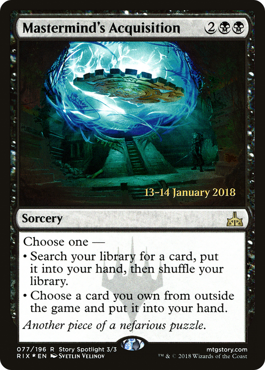 Mastermind's Acquisition (077) (Prerelease) - Foil