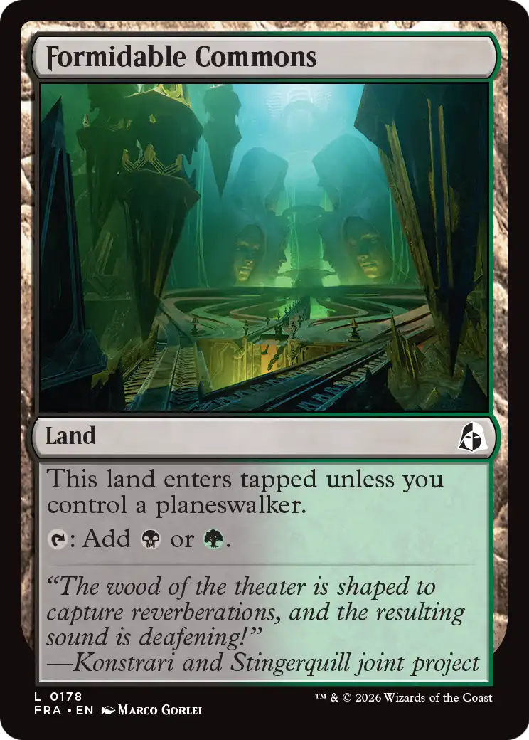 Formidable Commons (FRA) - Foil