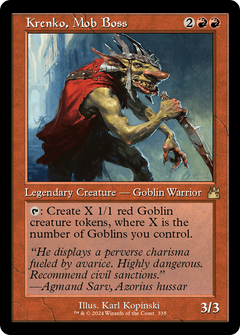 Krenko, Mob Boss (0335) (Retro Frame) - Foil