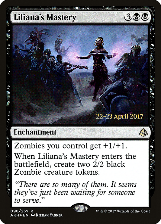 Liliana's Mastery (098) (Prerelease) - Foil
