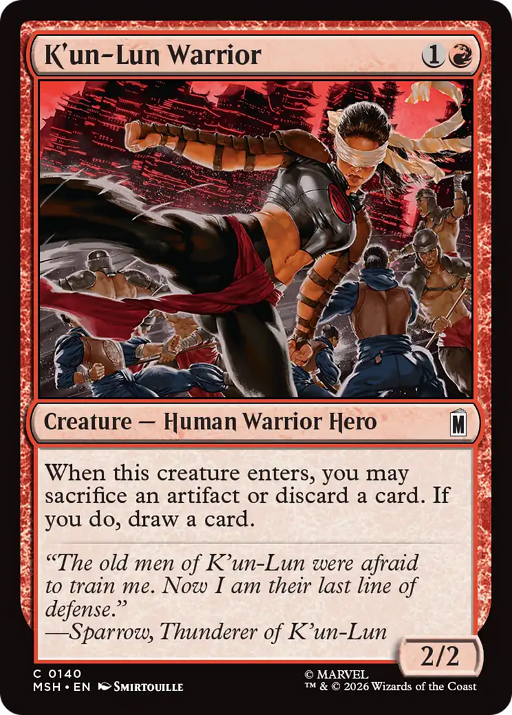 K'un-Lun Warrior (MSH) - Foil