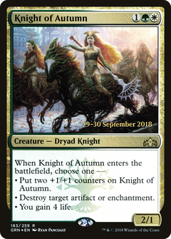 Knight of Autumn (183) (Prerelease) - Foil