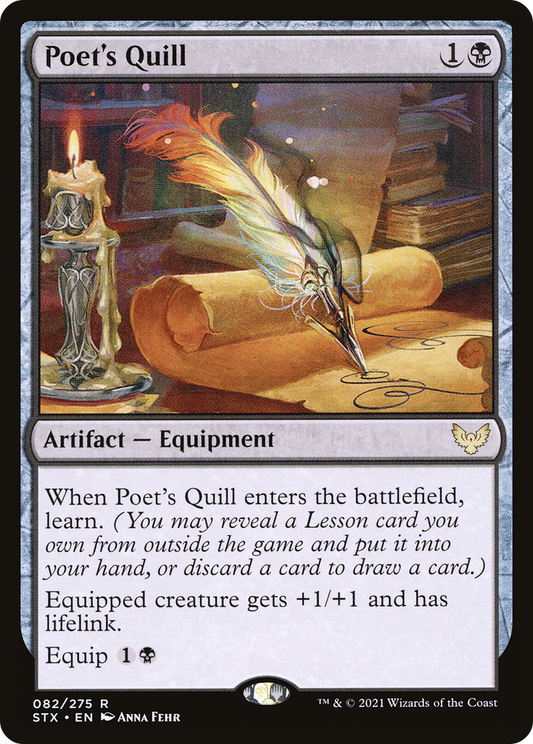Poet's Quill - Foil
