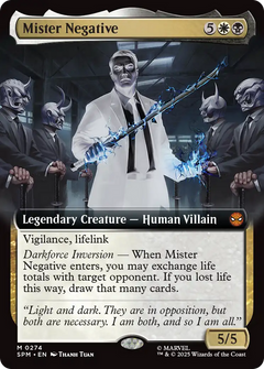 Mister Negative (0274) (Extended Art) - Foil
