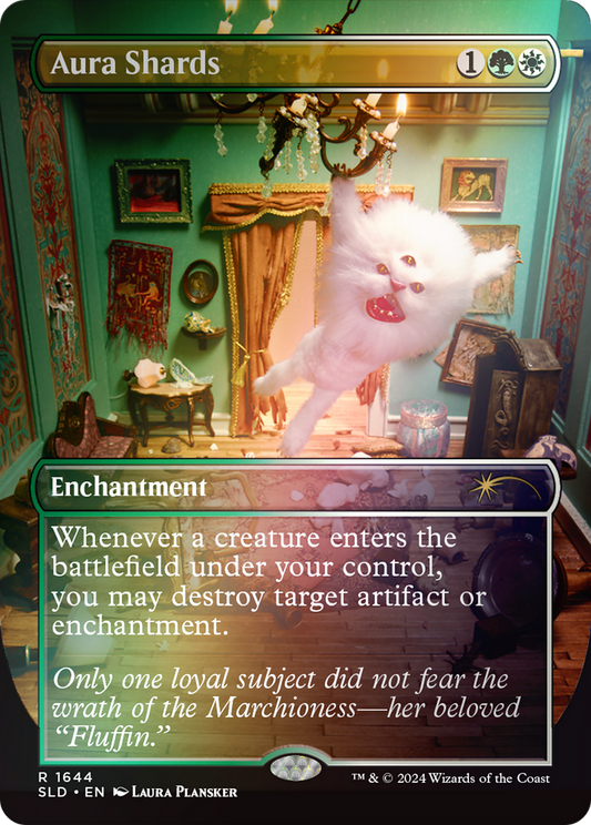 Aura Shards (1644) (Borderless) - Rainbow Foil