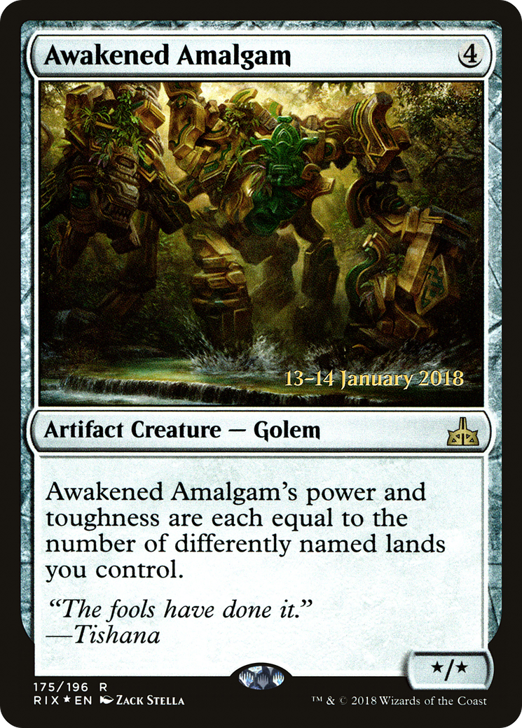 Awakened Amalgam (175) (Prerelease) - Foil