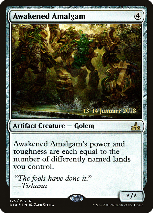 Awakened Amalgam (175) (Prerelease) - Foil