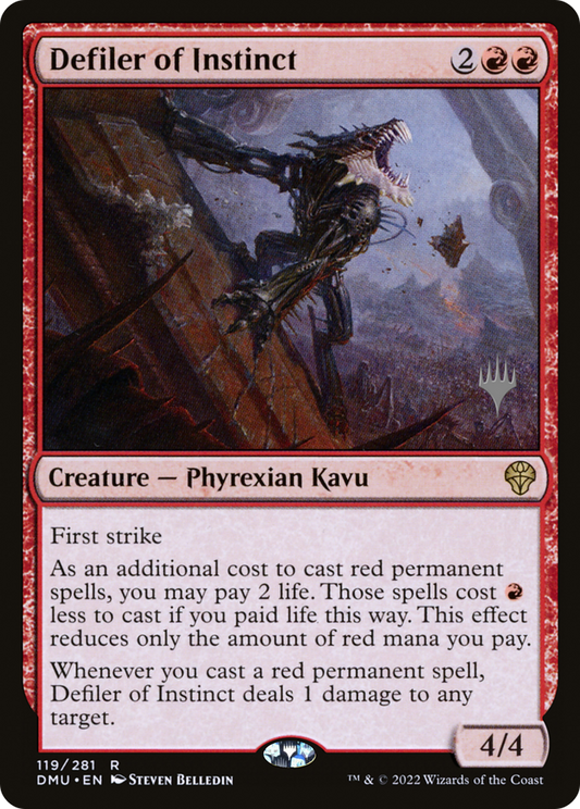 Defiler of Instinct (119) (Promo Pack) - Foil
