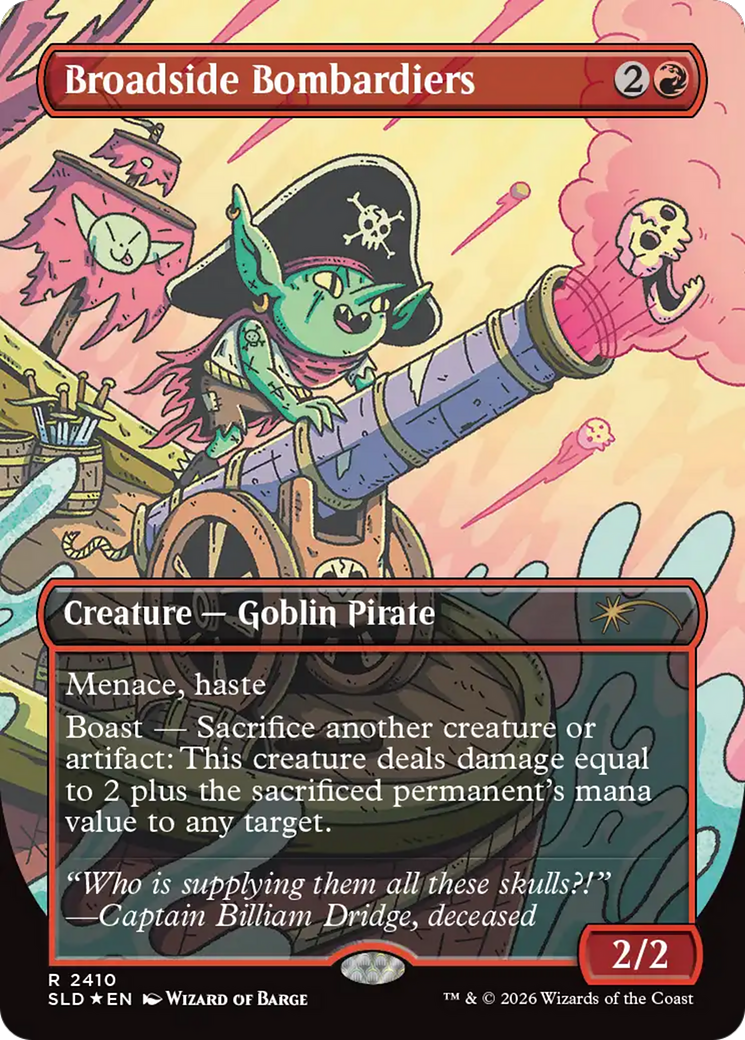 Broadside Bombardiers (2410) (Borderless) (SLD) - Foil
