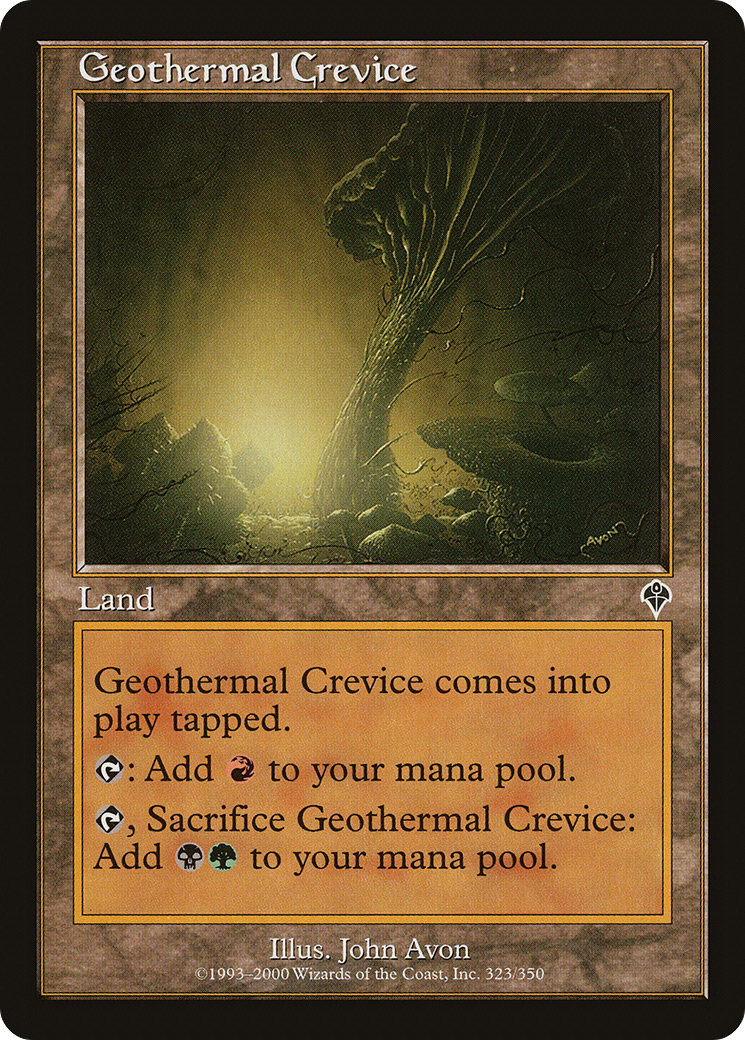 Geothermal Crevice - Foil