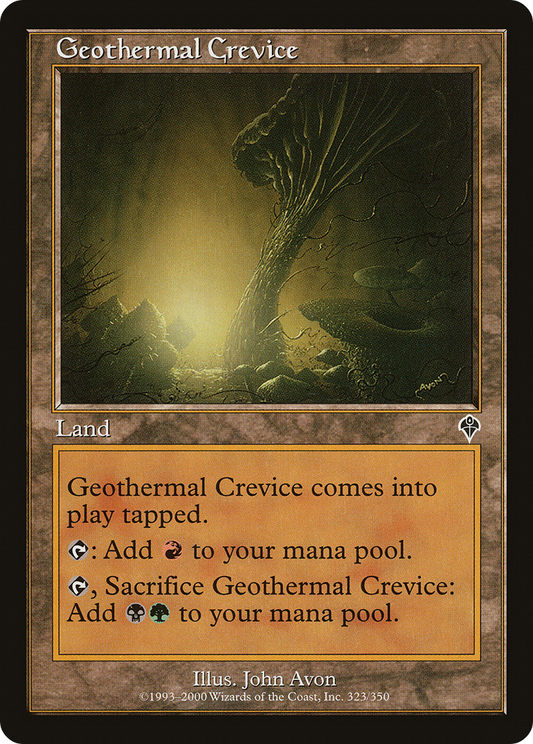 Geothermal Crevice - Foil