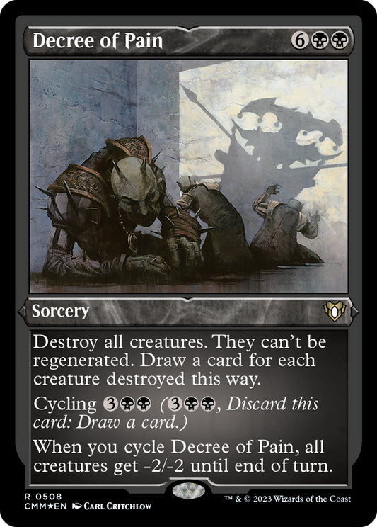 Decree of Pain (0508) - Foil Etched