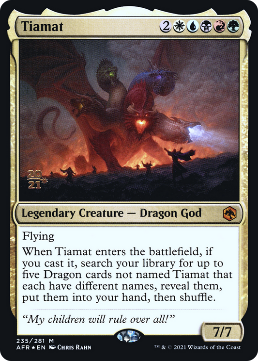 Tiamat (235) (Prerelease) - Foil