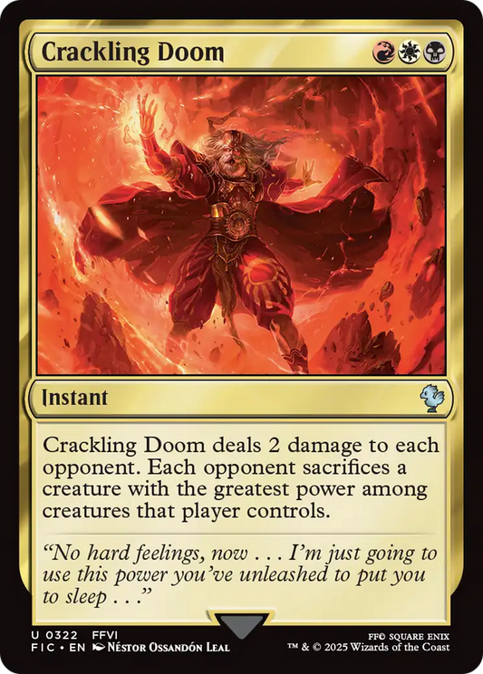 Crackling Doom - Surge Foil