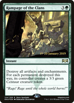 Rampage of the Clans (134) (Prerelease) - Foil