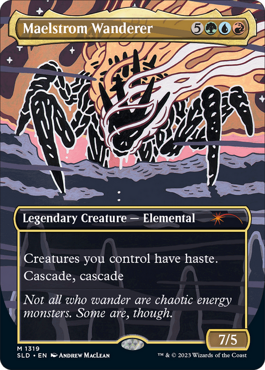 Maelstrom Wanderer (1319) (Borderless) - Rainbow Foil
