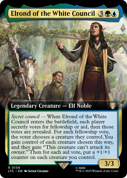 Elrond of the White Council (0134) (Extended Art)
