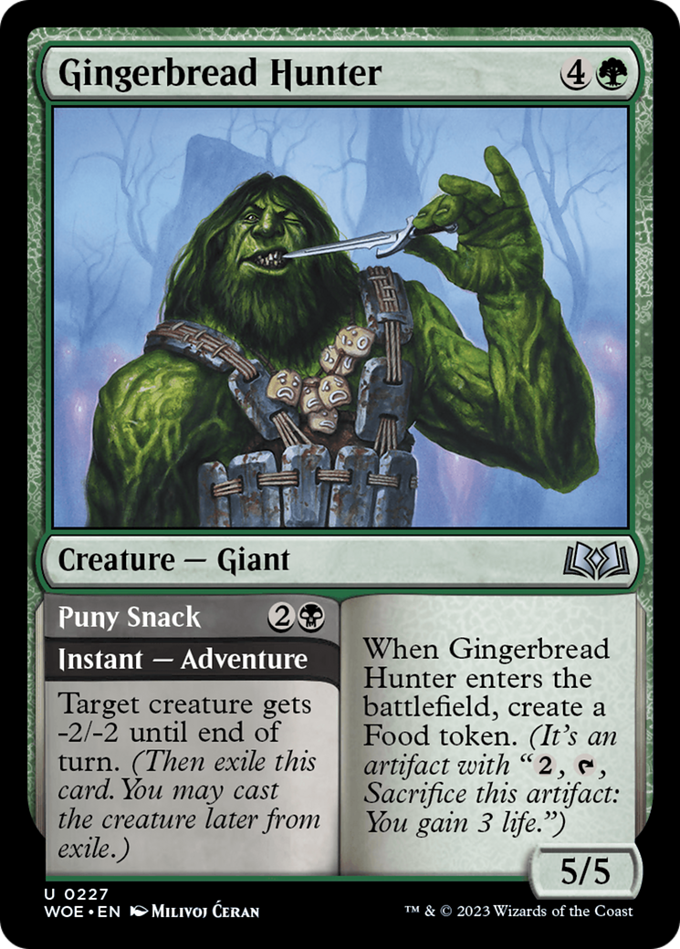 Gingerbread Hunter // Puny Snack - Foil