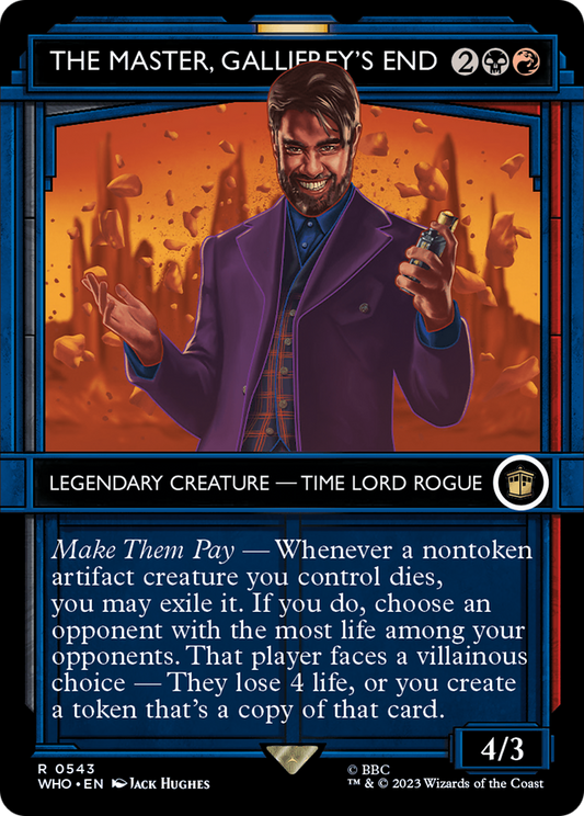 The Master, Gallifrey's End (0543) (Showcase)
