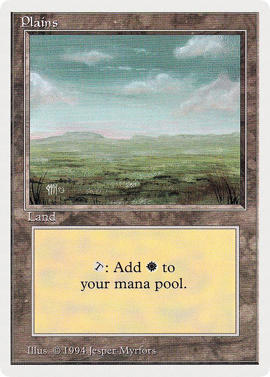 Plains (No Mountains)