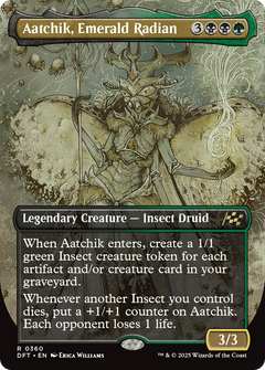 Aatchik, Emerald Radian (0360) (Borderless) - Foil