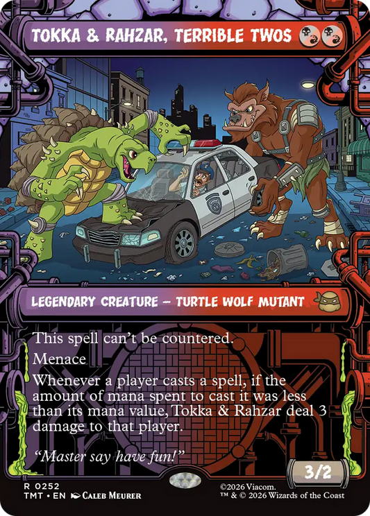 Tokka & Rahzar, Terrible Twos (0252) (Sewer Frame) (TMT)