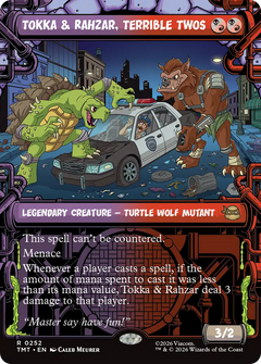 Tokka & Rahzar, Terrible Twos (0252) (Sewer Frame) (TMT) - Foil