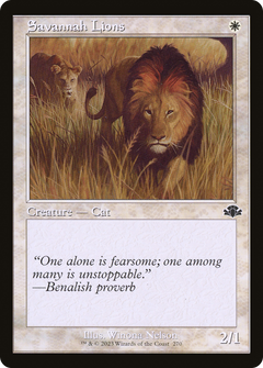 Savannah Lions (270) (Retro Frame) - Foil