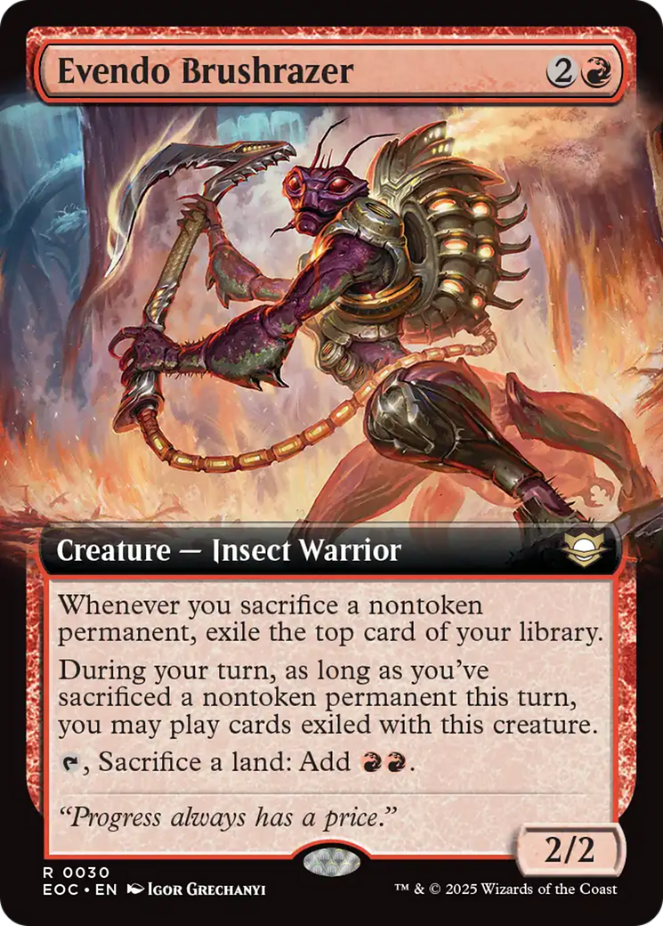 Evendo Brushrazer (0030) (Extended Art)