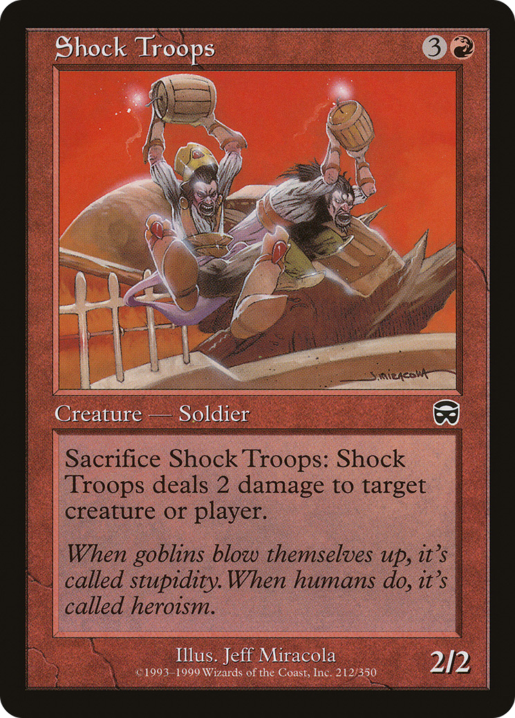 Shock Troops - Foil