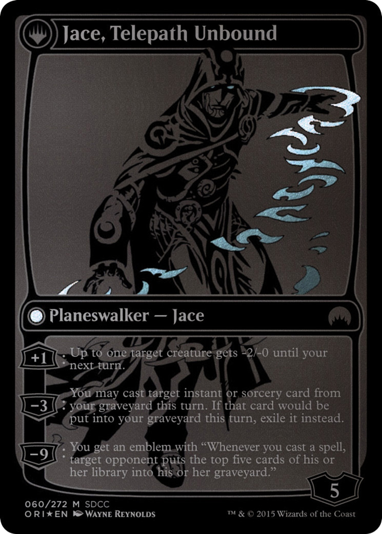 Jace, Vryn's Prodigy // Jace, Telepath Unbound (060) (SDCC 2015) (PS15) - Foil