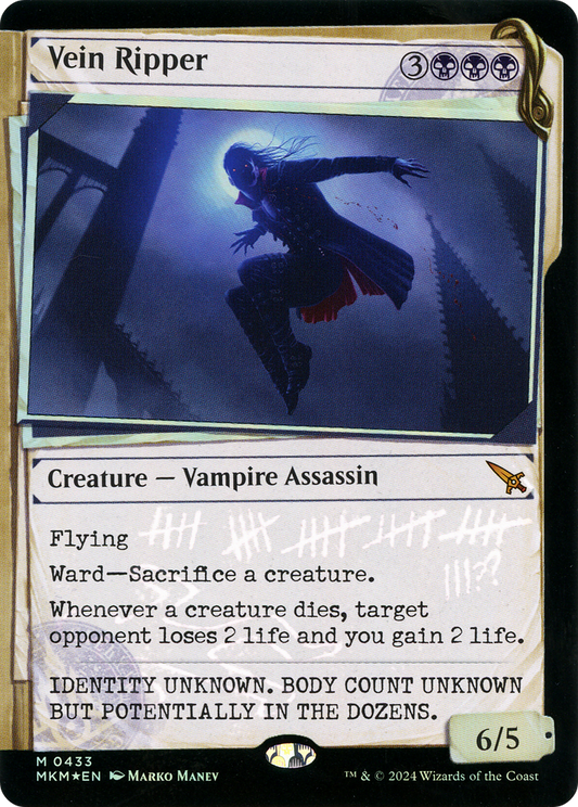 Vein Ripper (0433) (Showcase) - Invisible Ink Foil