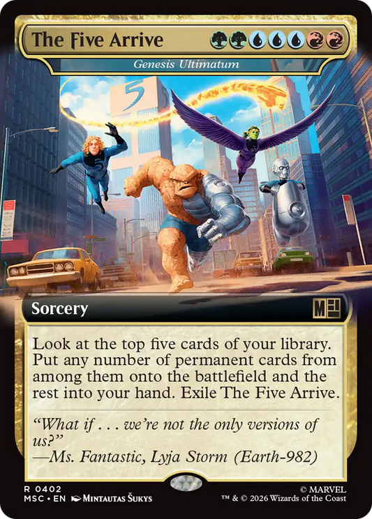 The Five Arrive [Genesis Ultimatum] (0402) (Extended Art) (MSC)