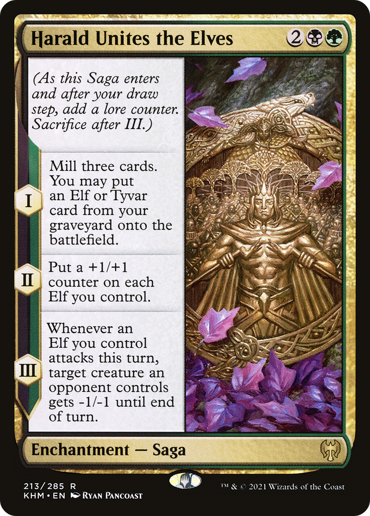 Harald Unites the Elves - Foil