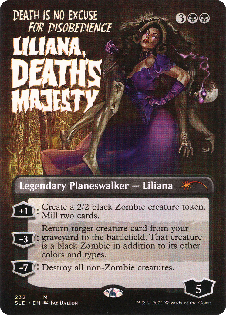 Liliana, Death's Majesty (232) (Showcase) - Foil