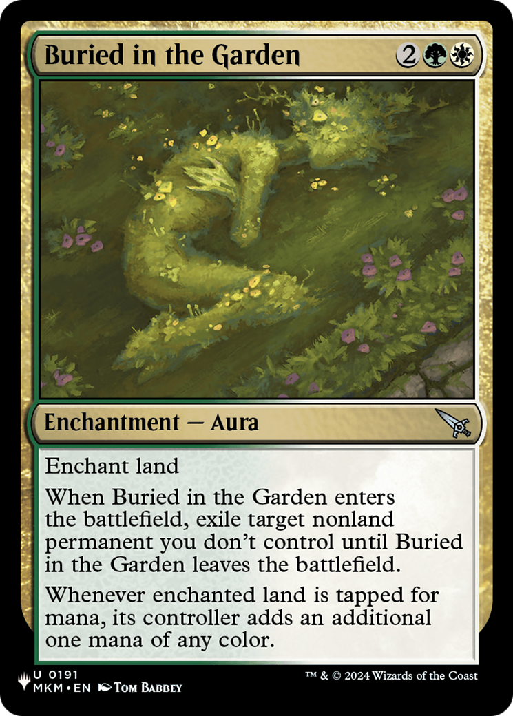 Buried in the Garden (MKM-191) (PLST)