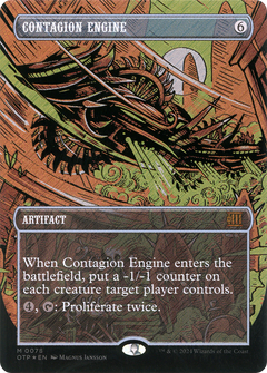 Contagion Engine (0078) (Borderless) - Textured Foil
