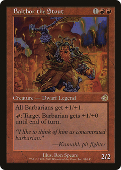 Balthor the Stout - Foil