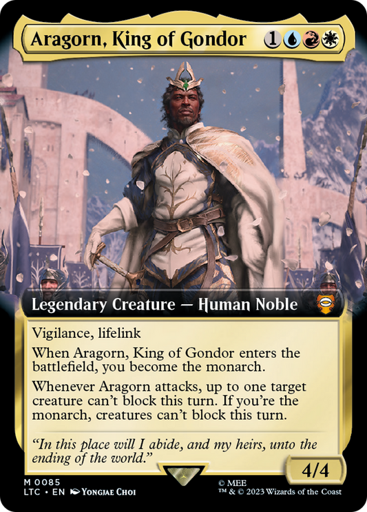 Aragorn, King of Gondor (0085) (Extended Art)