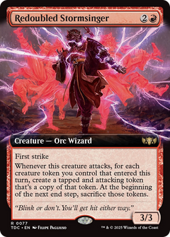Redoubled Stormsinger (0077) (Extended Art)