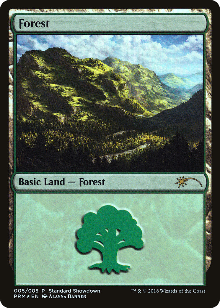 Forest (005) (2018) (Standard Showdown) - Foil