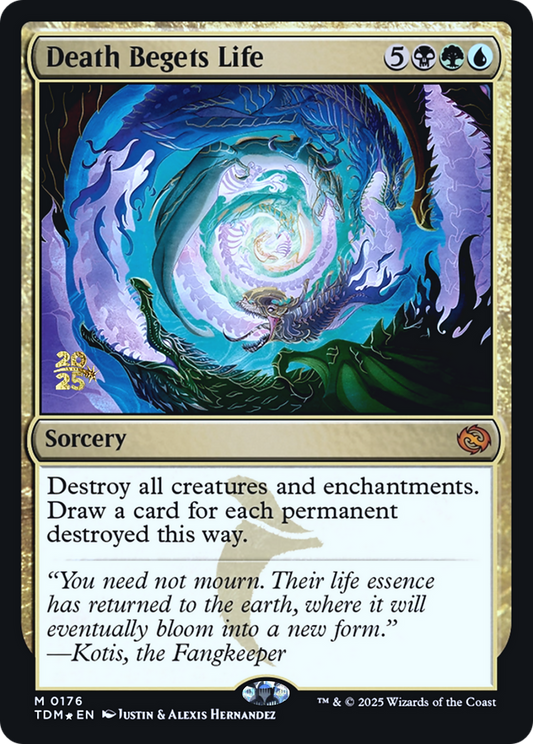 Death Begets Life (0176) (Prerelease) (PTDM) - Foil