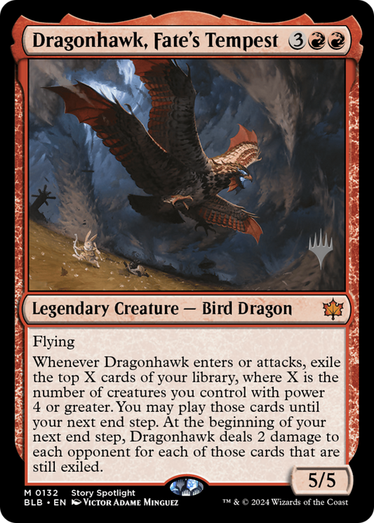 Dragonhawk, Fate's Tempest (0132) (Promo Pack) - Foil