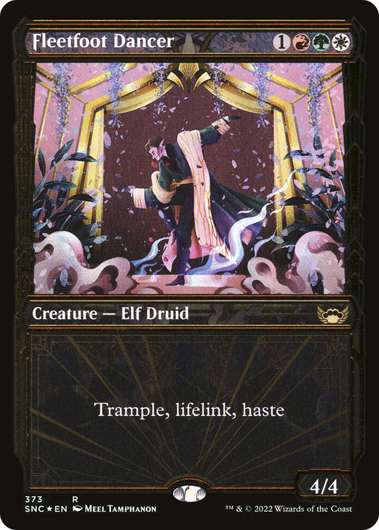 Fleetfoot Dancer (373) (Showcase) - Gilded Foil